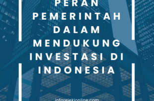 Peran Pemerintah Dalam Mendukung Investasi di Indonesia
