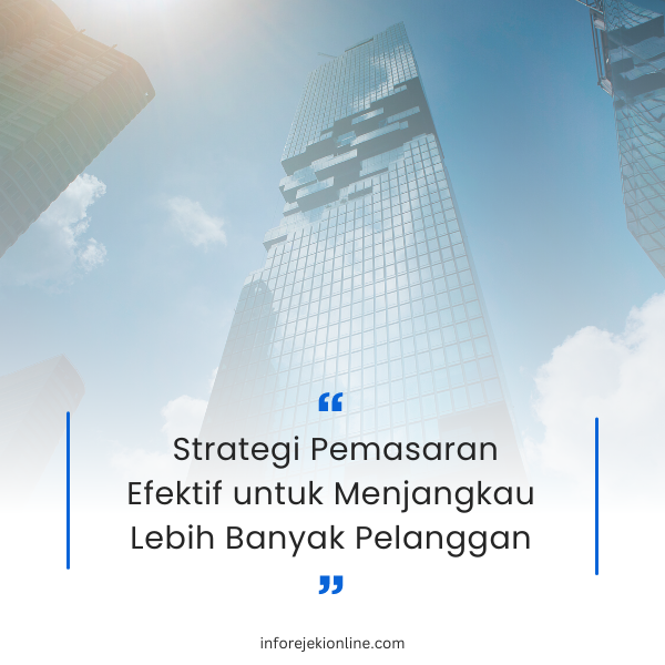 Strategi Pemasaran Efektif untuk Menjangkau Lebih Banyak Pelanggan